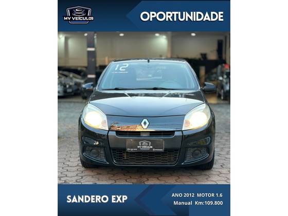 RENAULT SANDERO 1.0 EXPRESSION 16V FLEX 4P MANUAL RENAULT SANDERO 1.0 EXPRESSION 16V FLEX 4P MANUAL